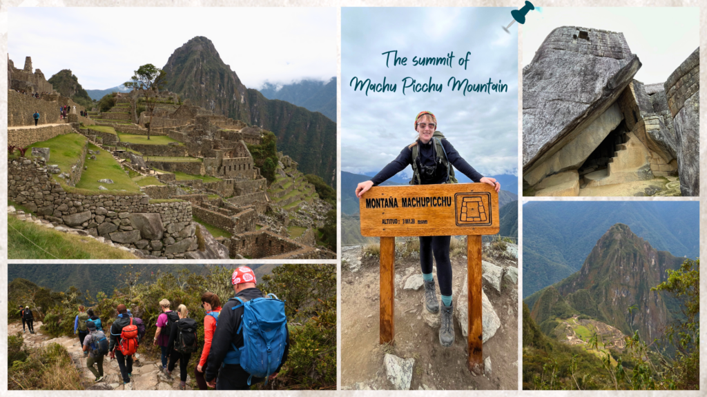 A montage of images from Machu Picchu, Peru