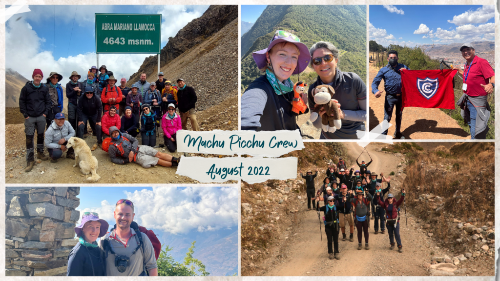 A montage of images from Machu Picchu, Peru