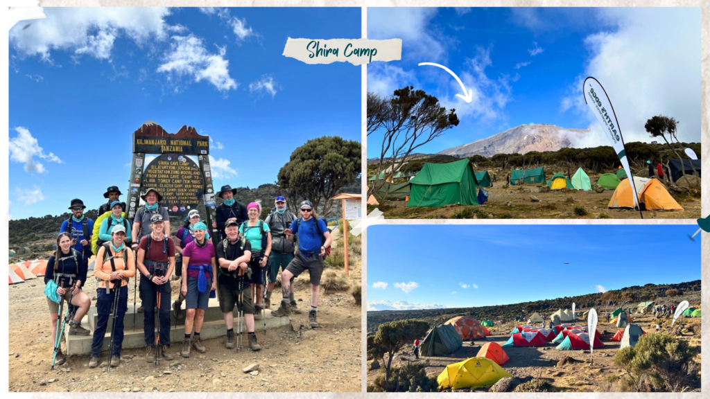 A montage of images from Mount Kilimanjaro, Tanzania