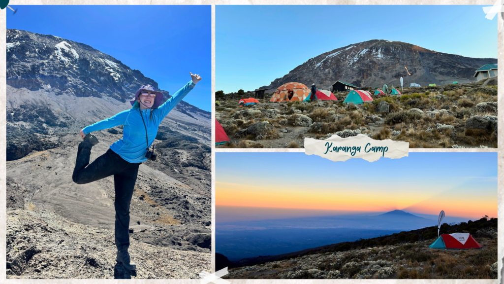 A montage of images from Mt Kilimanjaro, Tanzania