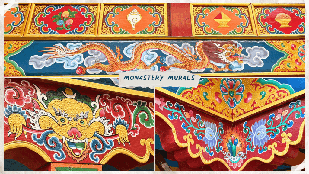 Monastery murals from Nepal