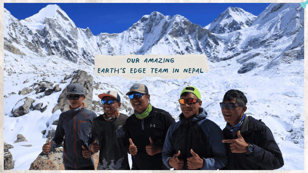 The Earth's Edge team in Nepal