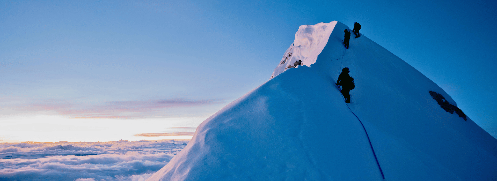 Reaching the summit on Manaslu expedition