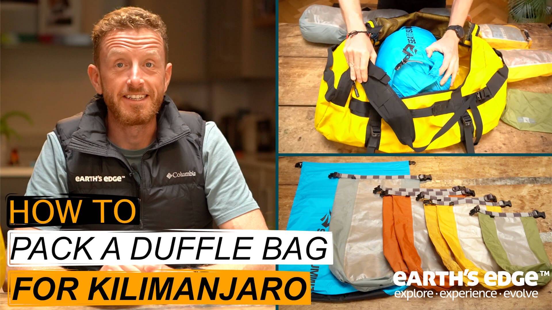 How to pack a duffle bag for Kilimanjaro Earth's Edge