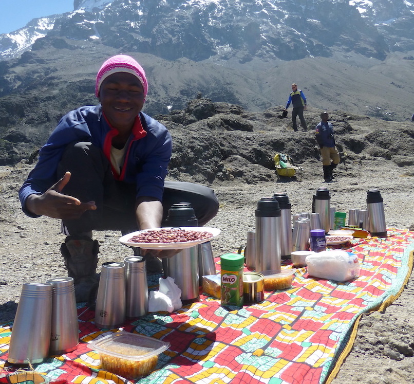 Food on Kilimanjaro with Earth's Edge