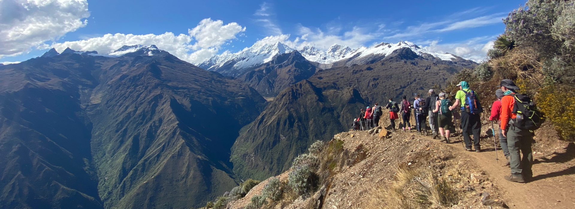 On the trail to Machu Picchu Peru