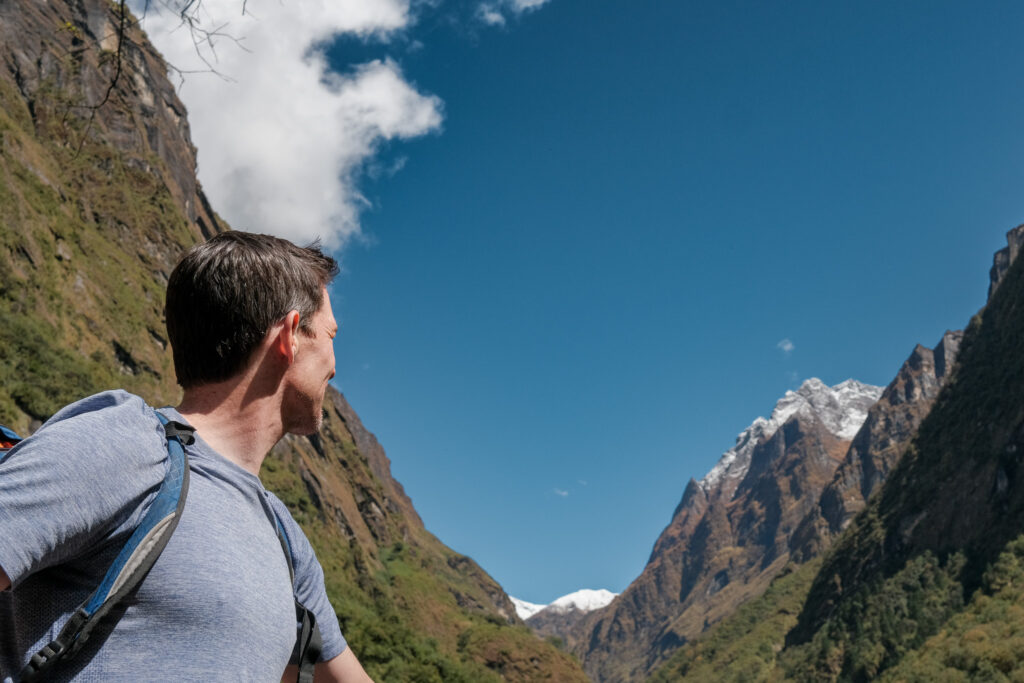 Annapurna Base Camp trek in spring, Nepal