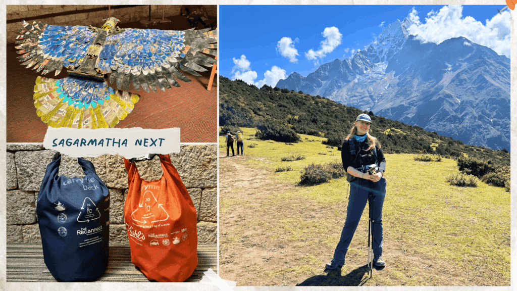 Visiting the Sagartmatha Next museum in Namche Bazaar, Nepal during the Everest Base Camp trek
